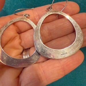 Sterling  Silver Teardrop Earrings